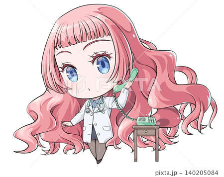 キャラクター 萌え イラスト 桃色 ピンクのイラスト素材 - PIXTA
