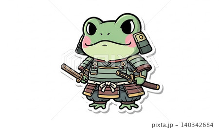 ぴ*】様 カエル イラスト カエル侍のイラスト素材 - PIXTA